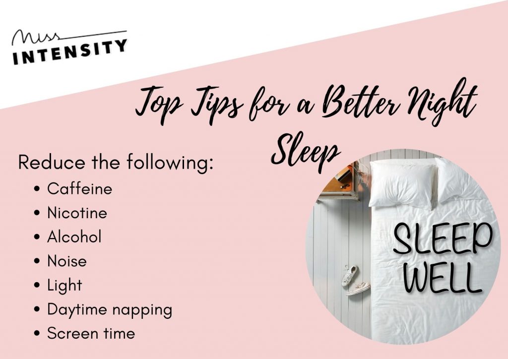 A Better Night Sleep Tip Sheet